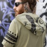 Zikit MEN'S HOODED T-SHIRT Olive