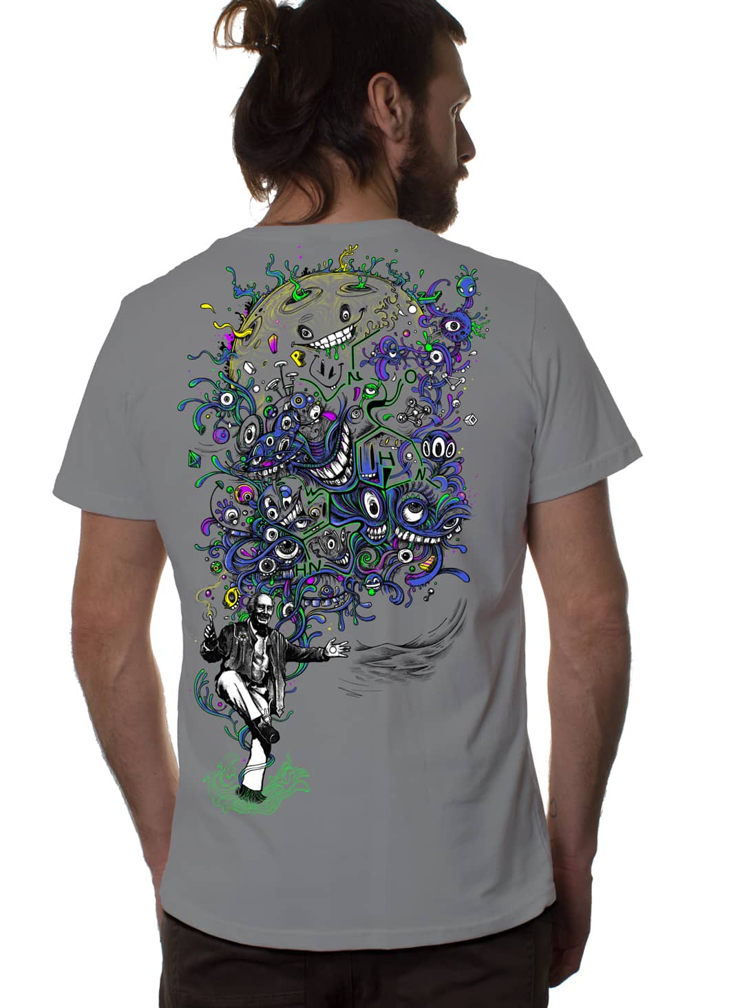 albert silver grey back 1 Albert Hoffman Silver T shirt - Image 1