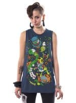 Aliza WOMEN TANK Blue