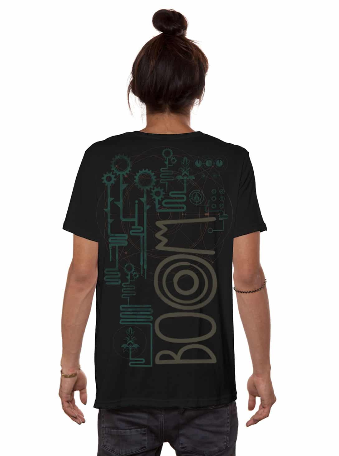 artist-boom-light-BLACK-2 ARTIST BOOM SHIRT BLACK- BOOM FESTIVAL - Image 1