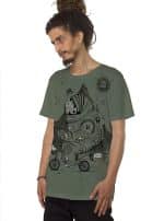 Astrofanan MEN'S T- SHIRT Olive - Image 3