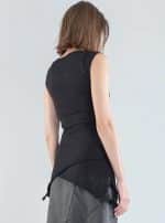 Banyan WOMEN Asymmetric top BLACK - Image 4
