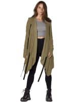 Crime WOMEN HOOD BEIGE - Image 2