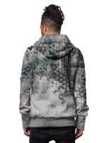 Dea MEN HOOD Grey TIE DYE - Image 4