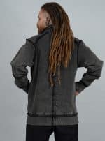 DEXTER JACKET ACID WASH BLACK - Image 2