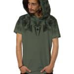 geomeister SHIRT WITH HOOD OLIVE