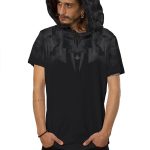 geomeister SHIRT WITH HOOD black