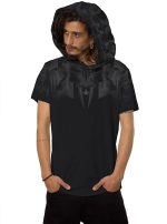 geomeister SHIRT WITH HOOD black