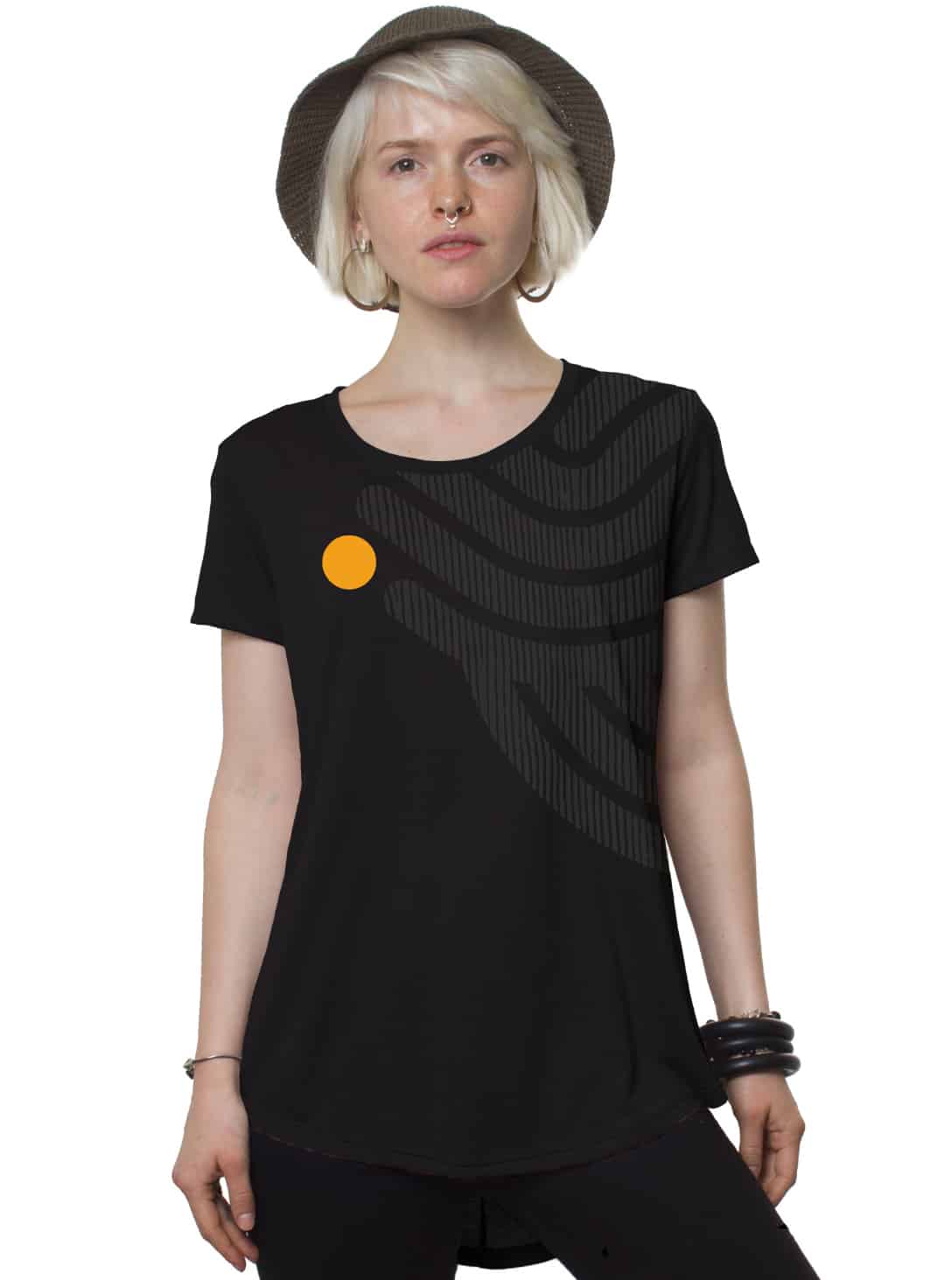 iboga 2 Iboga WOMEN'S T-SHIRT Black - Image 1