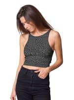LABIRINTH WOMEN CROP TOP Black
