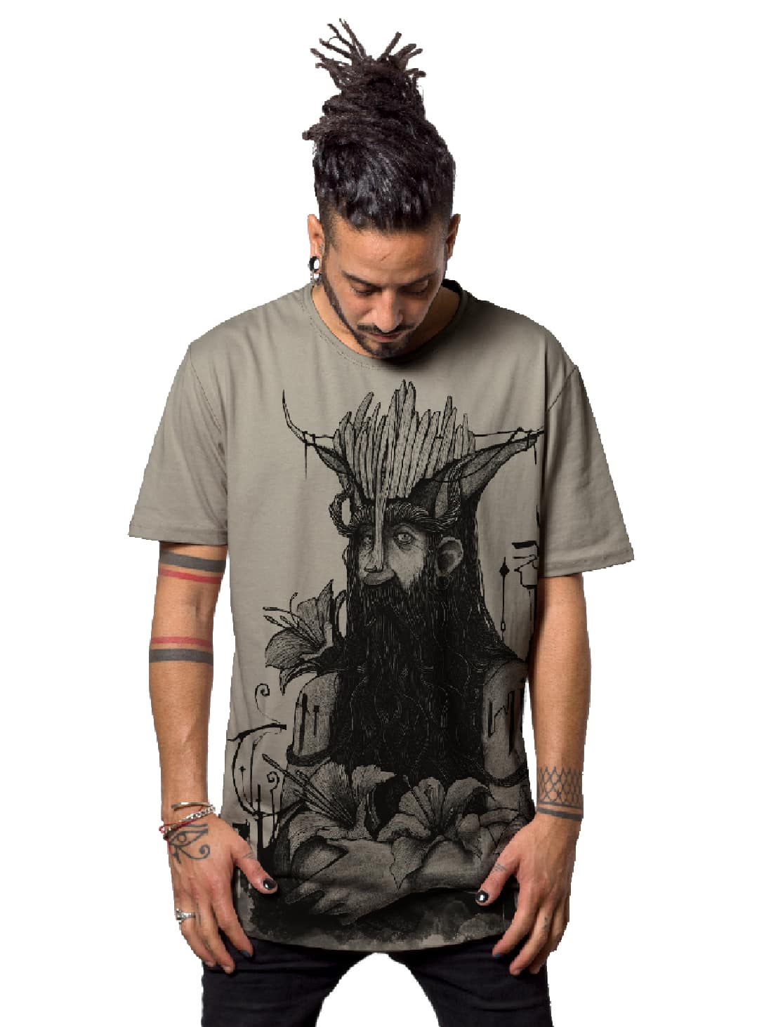 moment with goz front3 sand moment with goz MEN T sand - Image 1
