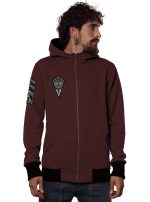 Pochta MEN HOOD Bordeaux Mouline - Image 5