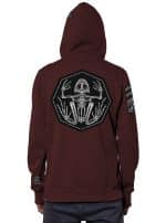 Pochta MEN HOOD Bordeaux Mouline