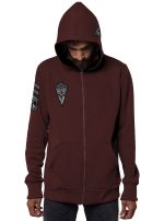 Pochta MEN HOOD Bordeaux Mouline - Image 4