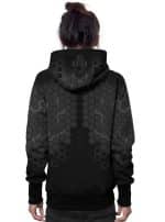 SANADA MEN'S HOOD BLACK