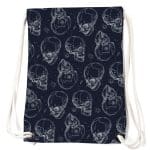 skull bagpack dark blue