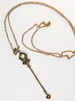 stake yellow brass