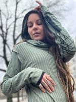Catalist HOODED SHIRT LIGHT OLIVE - Image 3