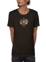 TRIBALISTAS MEN'S T-SHIRT DARK BROWN