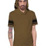 Zikit SHIRT WITH HOOD Moka