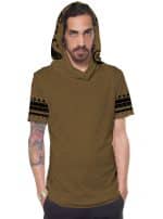 Zikit SHIRT WITH HOOD Moka