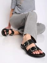 GOLDYOU flat flip-flops BLACK - Image 4