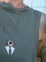 Silver Blood Warrior Necklace