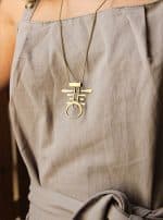 Brass Warmth warrior Necklace - Image 2