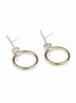 SILVER & BRASS Warrior Earrings