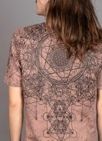 GRID THEORY T-SHIRT TIE DYE BROWN - Image 5