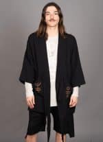 NUNU MEN'S KIMONO BLACK - Image 2