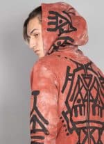 PALEO MEN'S HOOD RED TIE DYE - Image 3