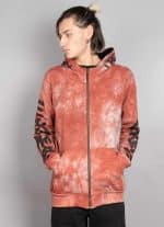 PALEO MEN'S HOOD RED TIE DYE - Image 2