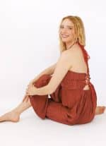 YUVAL WOMEN'S JUMPSUIT-RED - Image 2