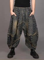 TURMERIC TEMPLE-MEN'S BALOON PANTS