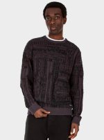 Theo MEN'S Structure Knit black-anthra - Image 4
