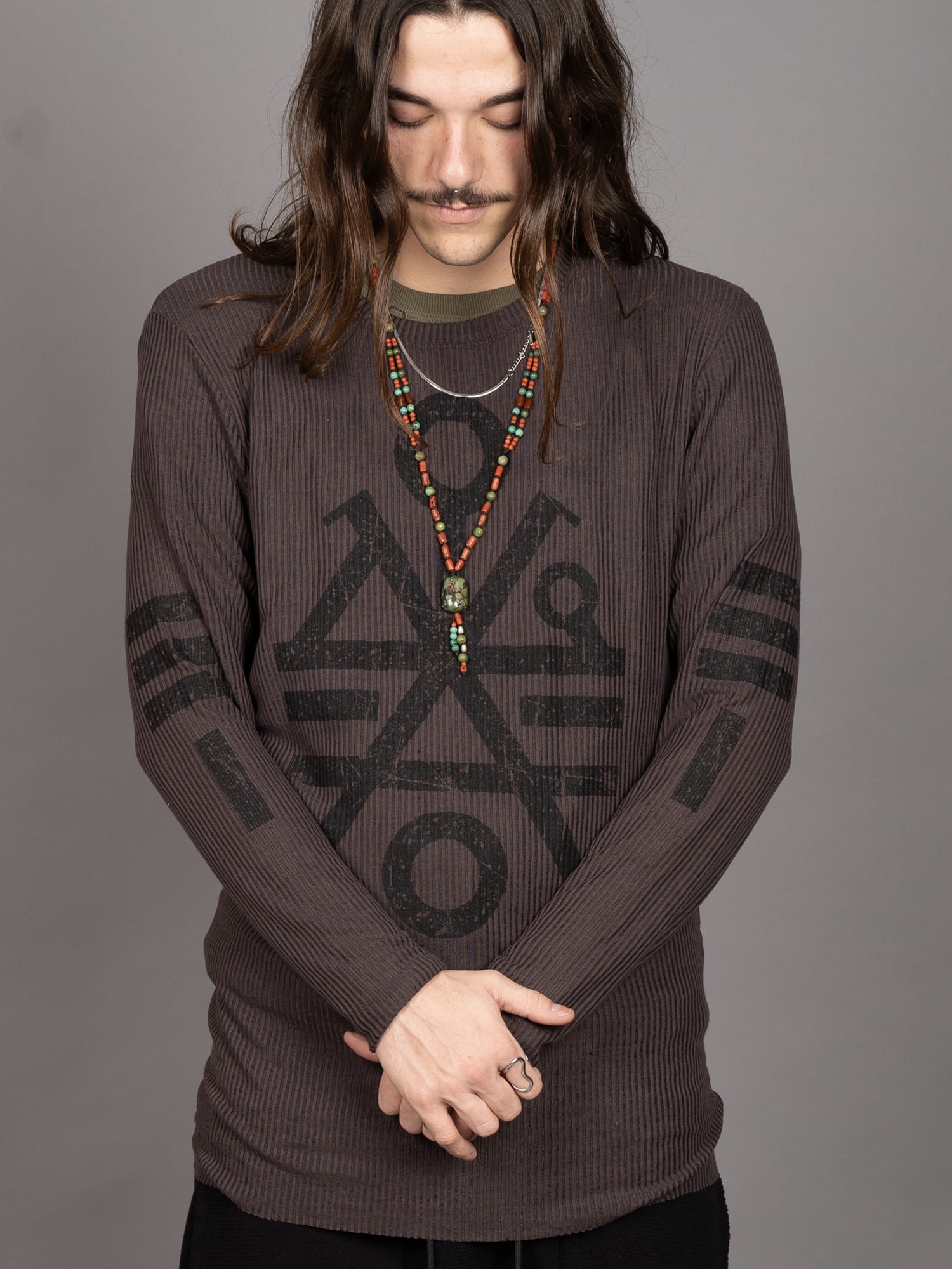 monolithown7- MONOLITH MEN'S SHIRT BROWN - Image 1