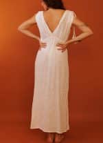JASMIN WOMEN'S DRESS-OFFWHITE - Image 2