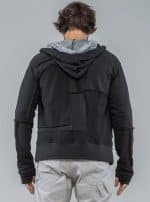 MATLOCK MEN'S HOODED JACKET BLACK - Image 2
