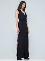 PHARAOH WOMEN'S MAXI DRESS BLACK - Image 3