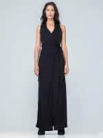 PHARAOH WOMEN'S MAXI DRESS BLACK - Image 6