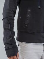 MATLOCK MEN'S HOODED JACKET BLACK - Image 7