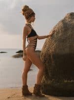 JASMIN BLACK-WOMEN'S ONE PIECE SWIMSUIT - Image 7