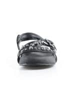 Sandals- leather with straps black - Image 4