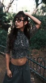 Juno Nude Mesh Top - Image 5