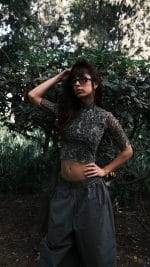 Juno Nude Mesh Top - Image 9