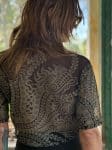 Keara Black Women Mesh Top
