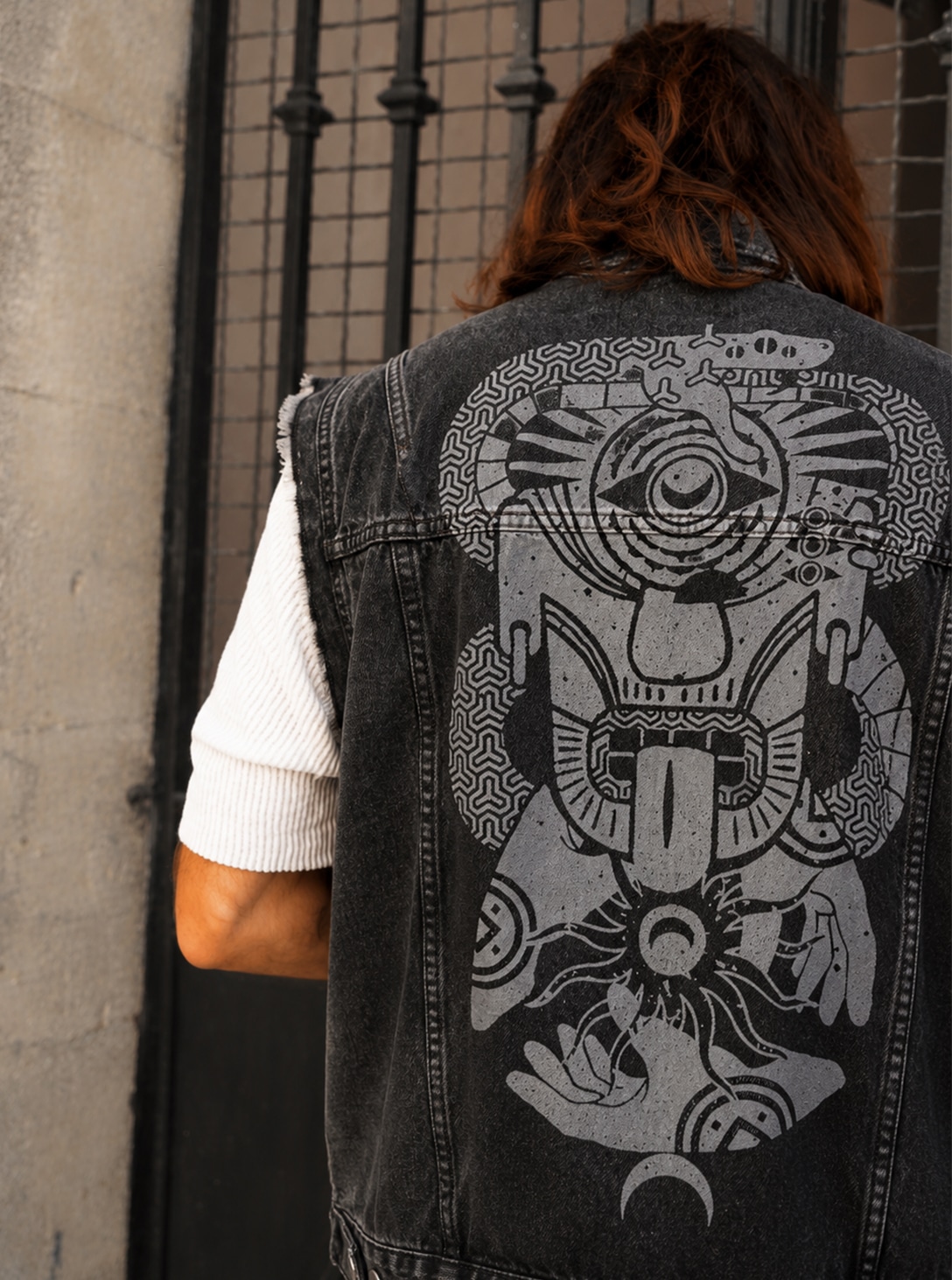 MIKO VEST BLACK_0003_ChatGPT Image May 25, 2026, 07_29_06 PM MIKO MEN'S DENIM BLACK VEST - Image 1