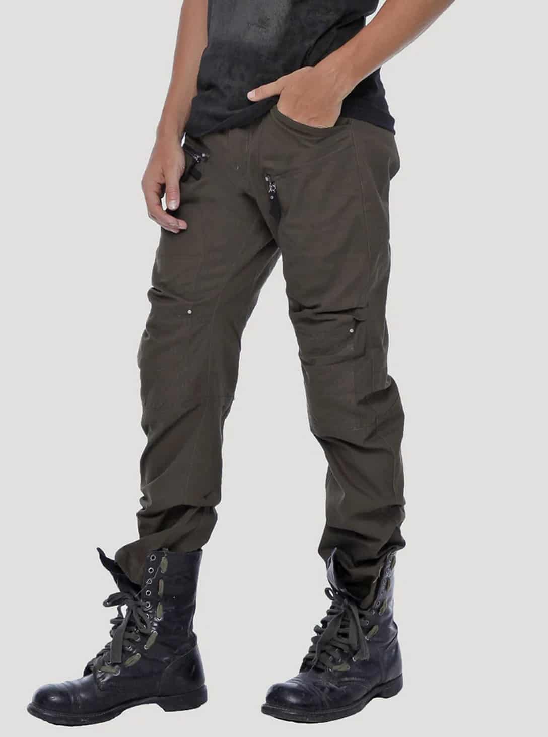 OLIVE_0000_Layer 52 MAGNUS MEN'S PANTS OLIVE - Image 1
