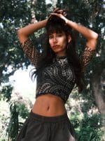 Keara Nude Women Mesh Top - Image 8
